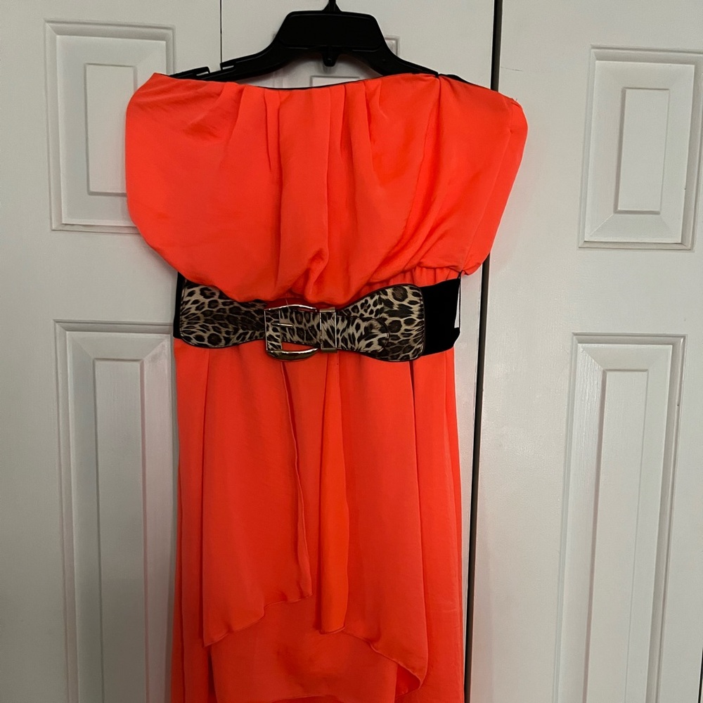 Strapless dress